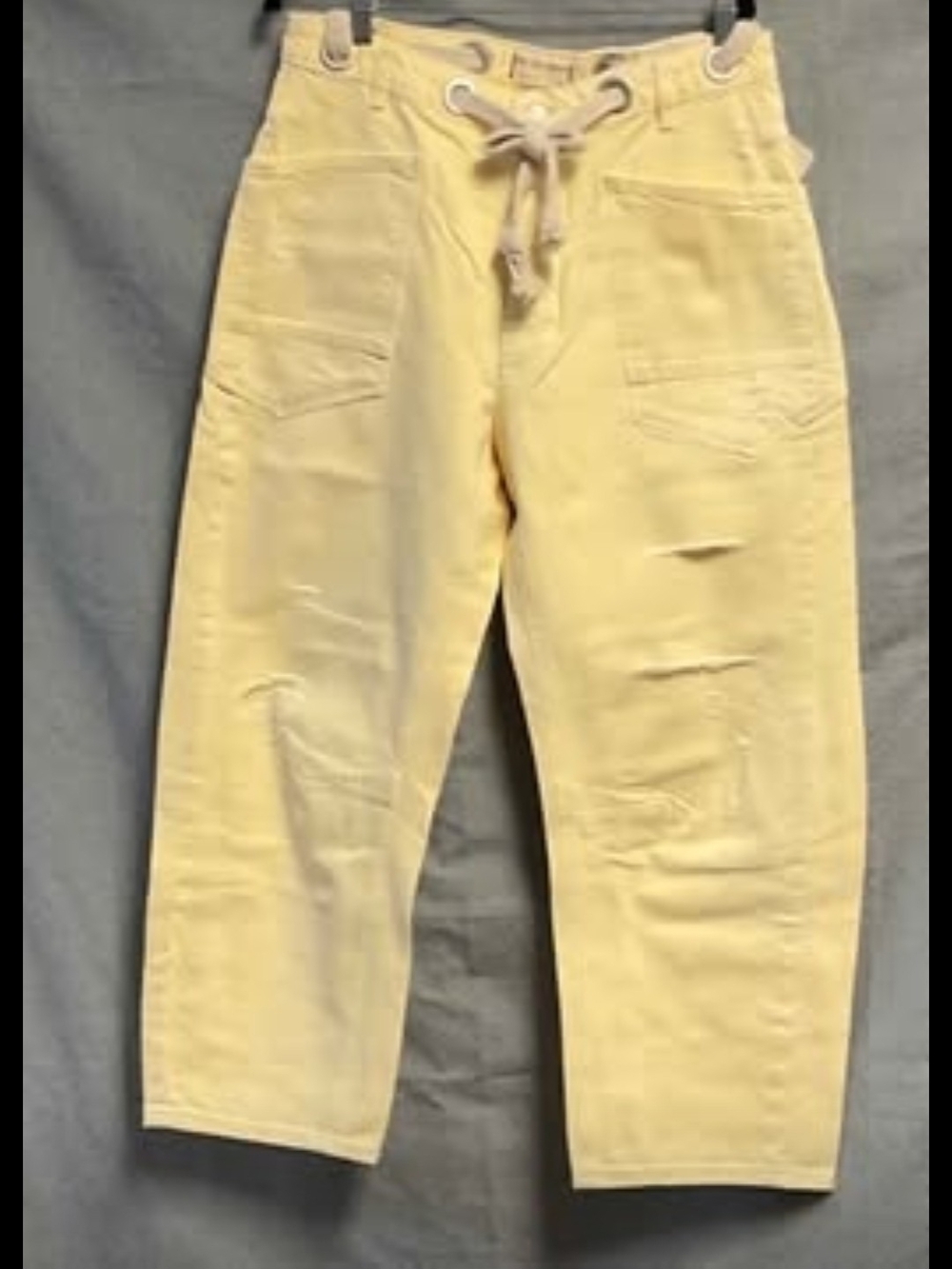 Free People Lemon Icing Barrel Moxie Jeans - Picture 4 of 7
